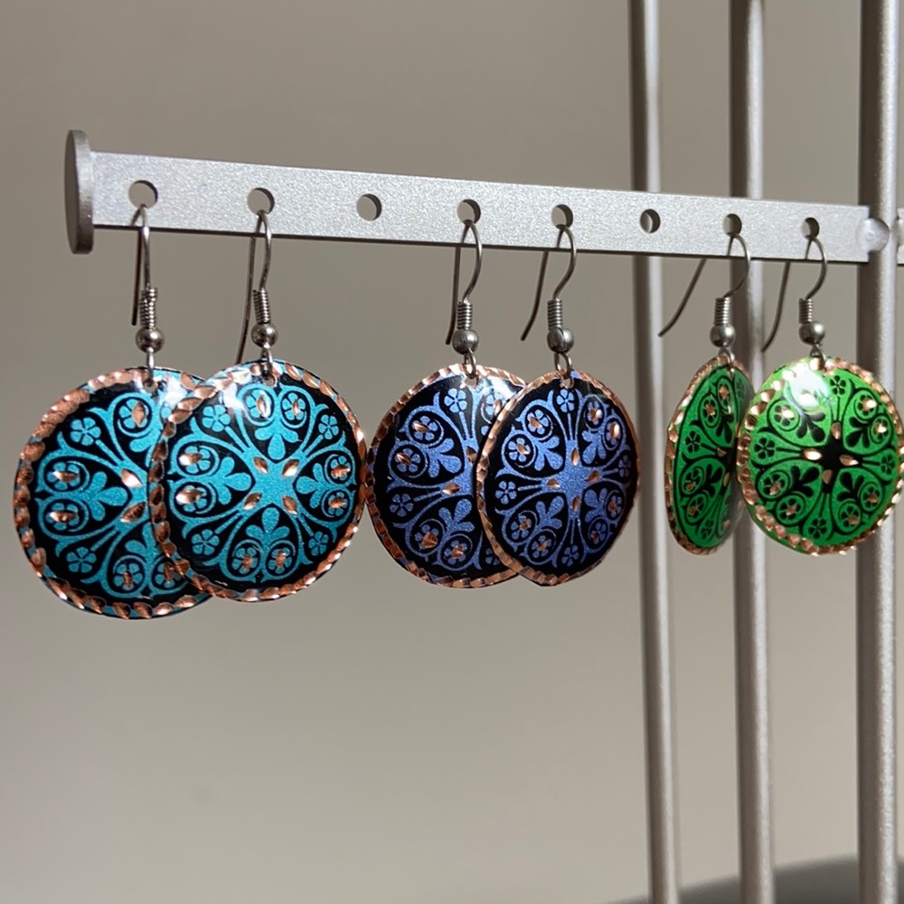 Handmade Turkish Copper Earrings